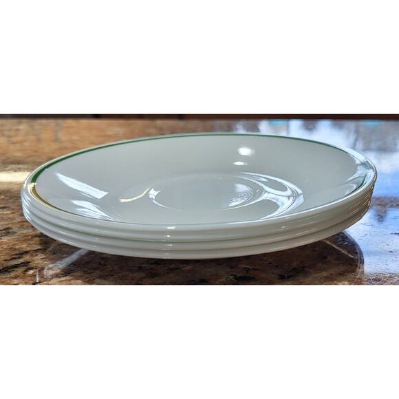 Corelle Green Rim Saucer (Set Of 4) - Picture 12 of 16